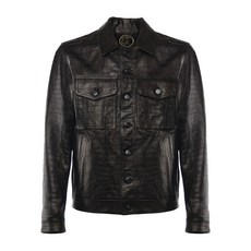 줄리아노갈리아노 줄리어스 포켓 레더 재킷