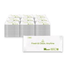 식당 업소 일회용 개별 포장 물티슈 400매 1박스, 1매