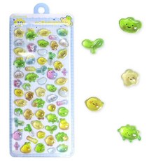 3D 릴리프 푹신한 스티커 세트 - 재미있는 천사와 악마 스티커 카와이 & 크리스탈 투명 두껍고 내구성이 뛰어난 핸드백/휴대폰 케이스/선물 장식 (영구 밀봉 패턴), Style60