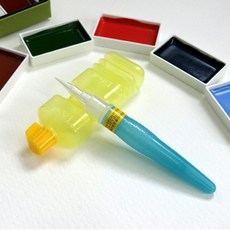 지그 워터브러쉬 (미니세트) 브러쉬+물통 (KG205-80), 1개