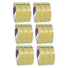 홀스파워 물레방아 테이프 리필 투명opp, 16미리(3개입), 6세트