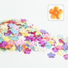 뮤즈 대용량 스팡클 꽃 대 100g / 비즈 네일 슬라임 공예재료 파츠장식 만들기재료, 1개, 혼합색상