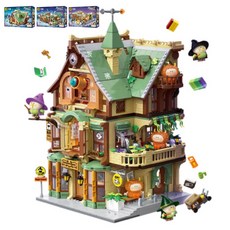TOPTOY 小鸚鵡BEBE 三層積木玩具, 魔法奇幻學院 - 一到三樓, 1個