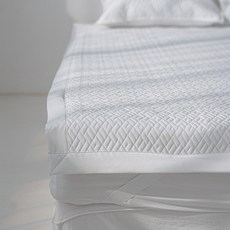 매쉬 냉감 패밀리침대패드, 화이트