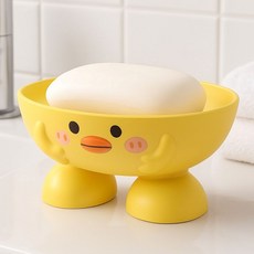 조아리빙 비누받침대 물빠지는 비누거치대 비누 받침, 옐로우, 1개
