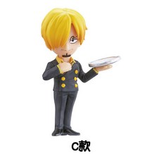 BANDAI 航海王果實公仔復刻P1 全5款 海賊王 魯夫 娜美 香吉士 轉蛋 扭蛋, 1個, C款/香吉士 24A17