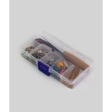 퀼트스타 멀티케이스 10칸, 1개, 투명