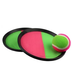 佳佳玩具 親子運動遊戲 粘貼球拍組 粘巴球組, 1個