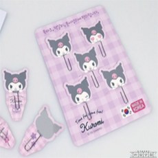 라담상점 쿠로미 인덱스클립 5개 북클립