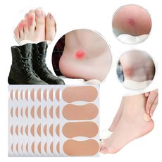 군인 물집 방지 패드 발 보호 쿠션 테이프, 40개