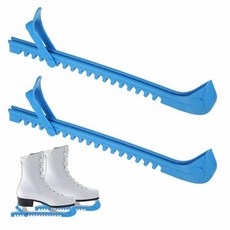 스케이트날 범용 아이스 스케이팅 신발 블레이드 스케이트 하키 조정 가능 보호 휴대용 액세서리 2 개, [01] 스케이트날 2pcs, 2개