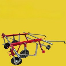 수동 비닐 피복기 텃밭 멀칭기 덮기 농업용 무동력 필름 2_평지 바닥막 0.3-1.6m 조절, 1개