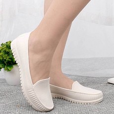 고무 플랫 슈즈 여자 편한 단화 캐주얼 데일리 코디 단화 플렛슈즈 여자봄신발 투톤플랫
