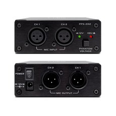 MOS PPS-202 2채널 팬텀파워 전원공급기