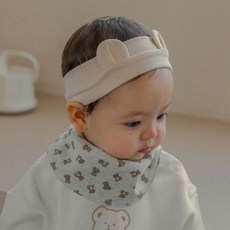 해피프린스 바론 양면 아기 바나나빕