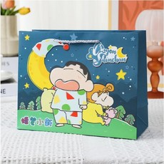 蠟筆小新 南瓜小夜燈 硅膠拍拍燈, 正版紙質禮品袋 中, N/A