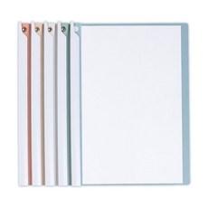 쫄대화일 A4 투명 15p 오피스 서류 파일 홀더 케이스 오피스 문서정리 A4 서류케이스 수납 엘, 1개, 색상랜덤 15p