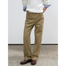 브랜드정품 제너럴아이디어 GENERALIDEA 워싱 면 트윌 스트레이트 팬츠 BEIGE WBE3L11507 360995