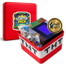 KC인증 자석 블럭 300 스타터팩 웰키 마그네틱블록 보관함 TNT 스티브 정리함 피규어, 1세트, TNT 스타터팩