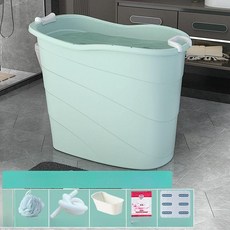 의자형반신욕조 성인 목욕통 이동식 개인찜질방 대형욕조 원룸, 대형 그린 없음 마사지 바퀴 포함 여름, 기본 색상