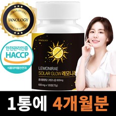 레모니래 고체 레몬즙 레몬정, 1개, 120정