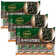 비비고 초사리곱창돌김, 60개, 5g