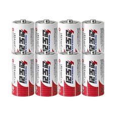 쎈도리 알카라인 C형 건전지, 1개, 8개입