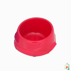 OS 하이백 식기 중 레드 고양이밥그릇 애완견밥그릇