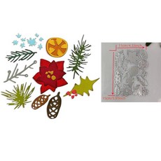 크리스마스 장식 선물 눈송이 금속 절단 다이 스텐실 앨범 종이 카드, 1개