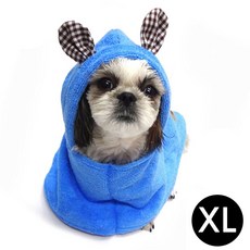 프린스 XL 블루 애견가운 도그포즈 hol+4313eN