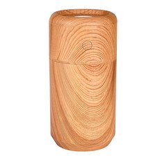 오스틱니 2025 NEW 우드그레인 가습기 크리에이티브 펀칭 데스크 안개등 차량용 서커스 램프 무드등 가습기, 다크 다크 브라운