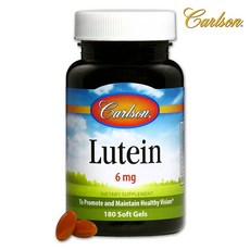 Carlson 葉黃素保健膠囊 6mg, 1罐, 180顆