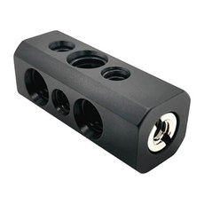 핫슈 어댑터 1/4 "-20 스레드 3/8 인치 나사 구멍 검정색 카메라 팔로우 모니터 플래시 라이트 LCD 라이트 마운팅, 한개옵션0, 1개