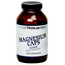 TWINLAB 鎂膠囊 400mg, 200顆, 1罐