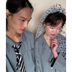 [오끼뜨] OGGITT (uni)도미토리 머키 체크 파자마 그린