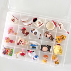 가챠보관함 20칸 수납함 피규어 진열 정리 투명 케이스, 1개