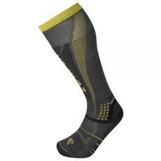 [ 807626 ] 로펜 T3 남성용 스키 슈퍼라이트 에코 양말 겨울 스포츠에 적합 친환경 및 지속 가능 톨 쿠션 그레이 미디엄 사이즈