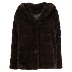 아파리스 페이크 퍼 후드 코트