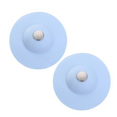 본라이프 원터치 싱크대 세면대 욕조 하수구 마개 배수구 덮개 뚜껑 싱크대배수구원터치 마개, 타입E, 2개