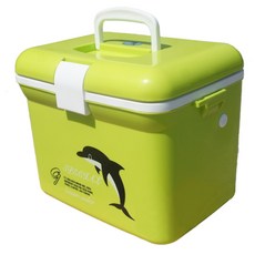 士貿冰寶 TH-090 綠色釣魚冰箱/硬式活餌桶, 1個