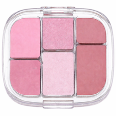 섀도우 팔레트 아이섀도우 팔레트 올데이 메이크업 팔레트 6 in 1 섀도우 블러셔 아이라이너 매트 글리터 하이라이터 휴대용 컬렉션, 3개, 라벤더 플레이트