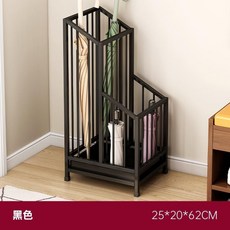 家用門口雨傘收納架 輕奢雨傘架 傘架傘桶, 【雨傘架】小號黑色長25cm, 1個