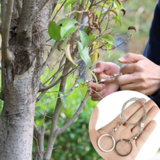 휴대용 와이어 톱 경량줄 아웃도어 등산 캠핑용 줄톱 비상 간편 정리 비상용줄 손톱, 와이어톱1P