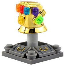 인피니티 건틀렛 커스텀 슈퍼히어로 악세서리 미니피규어 타노스주먹, 35개