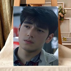 배우 포스터 접착식 벽 예술 사무실용 방수 얼룩 방지, 9. Black6