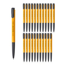 [동아] 스피디볼 사무용 오피스 볼펜 1.0mm (24개입), 검정, 1개