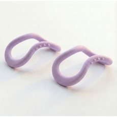 데비 프로 소프트 데비링 2p + 파우치, 퍼플, 1개