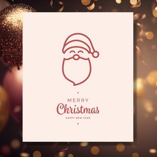 108 STUDIO 2026 새해 신년 병오년 설날 현수막, HC-10-christmas, 1개