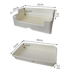 ※兔老爺※現貨快速出貨 三禾雨 兔用便盆 兔子便盆 上下可拆卸方便清理, 1個