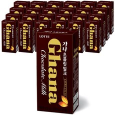 파스퇴르 전용목장1급A 가나초콜릿밀크190ml, 190ml, 24개